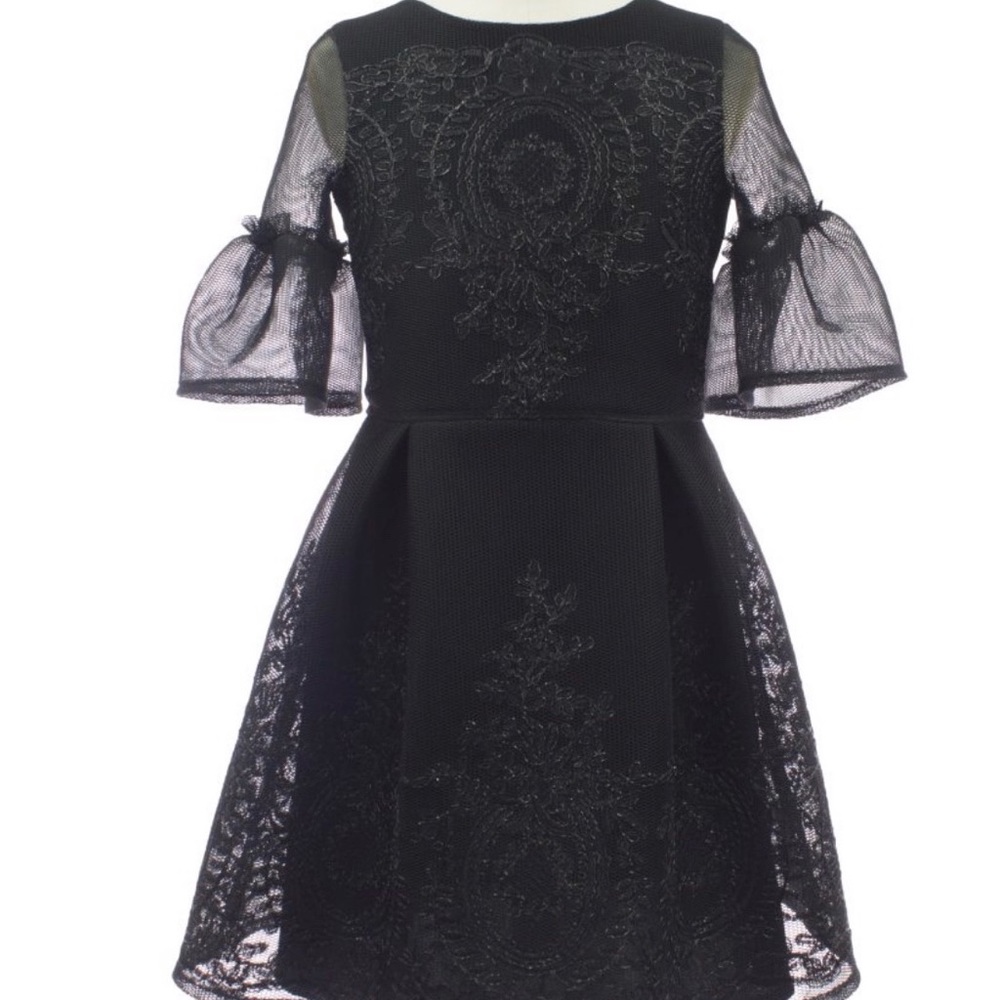 New David Charles Mesh Floral Dress